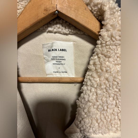 Black Label Sherpa Long Jacket - Picture 2 of 2